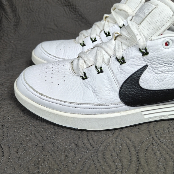 Nike Lunar Waverly Spikeless Golf Men's Shoes White Black Sneakers Size 12 - Picture 3 of 12